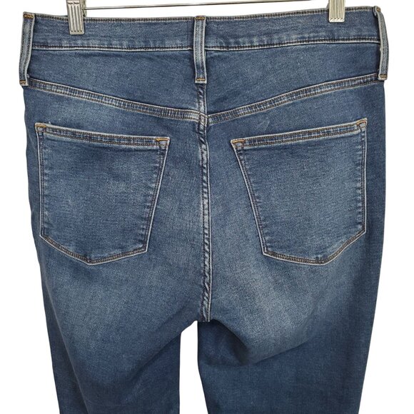 J Crew Size 31 Jeans High Rise Skinny Denim Stretch Casual Classic Factory Fade - Picture 5 of 11